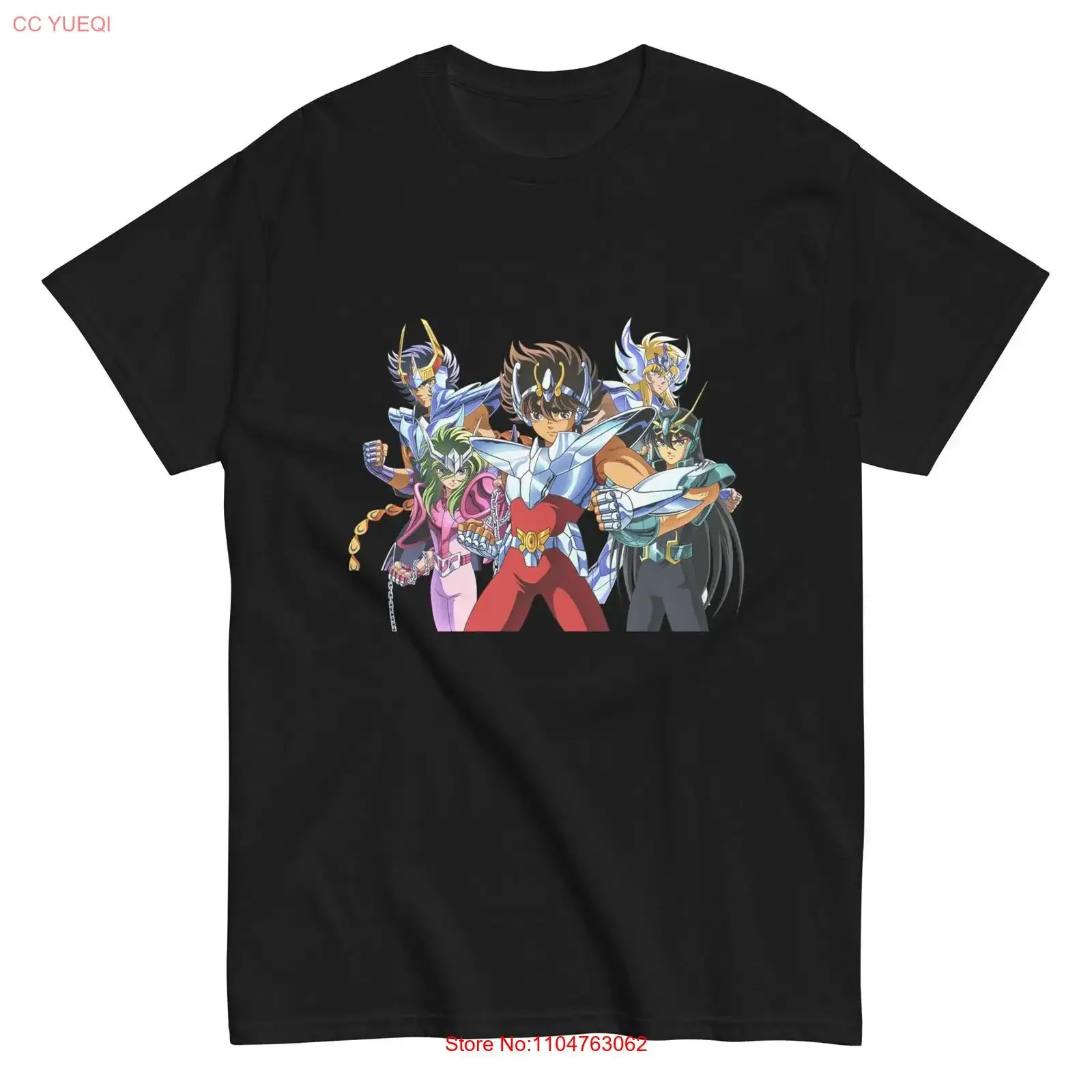 Saint Seiya Bronze Saints T Shirt Classic in Multiple Colors Anime vintage Washed designer clothes homme graphic Breathable