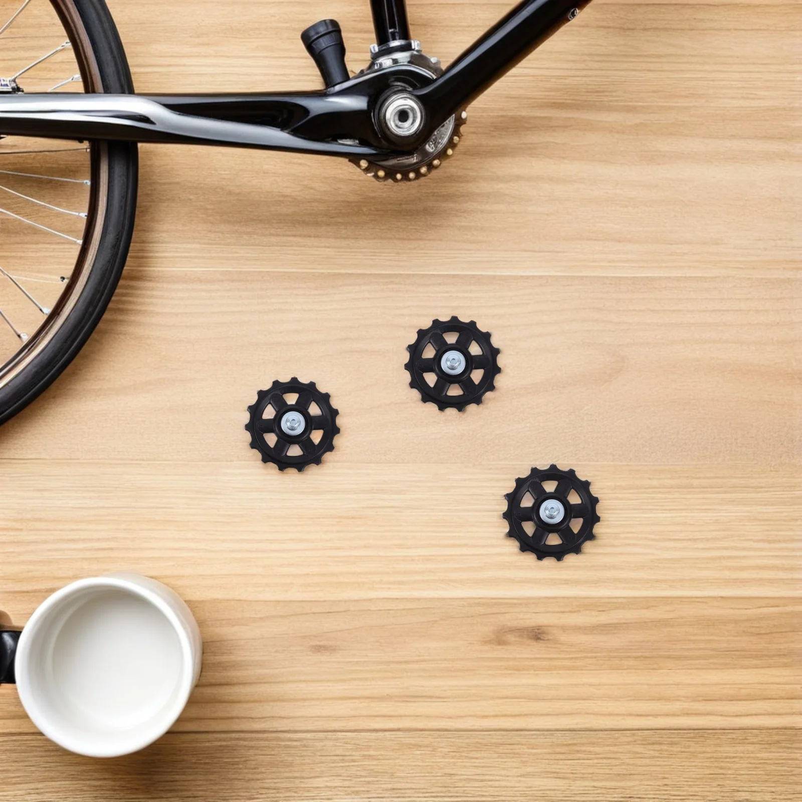 

10pcs Mountain Bike Derailleur Pulley 15 Tooth Durable Lightweight High Efficiency Shifting For Road Bikes Rear Derailleur Wheel