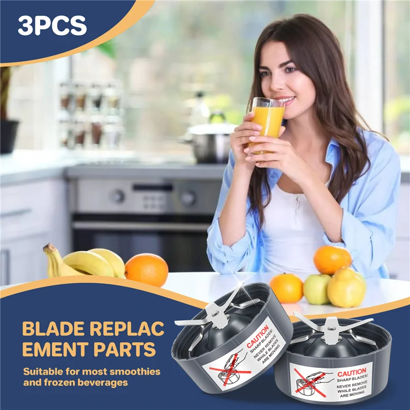 M04K 3 قطع استبدال النازع شفرة لنماذج Nutribullet 600 واط/900 واط استبدال أجزاء شفرة
