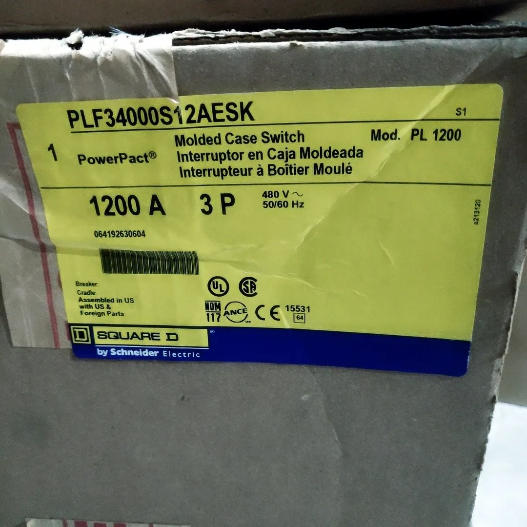 SQUARE PL1200 PLF34000S12AESK 3P 1200A