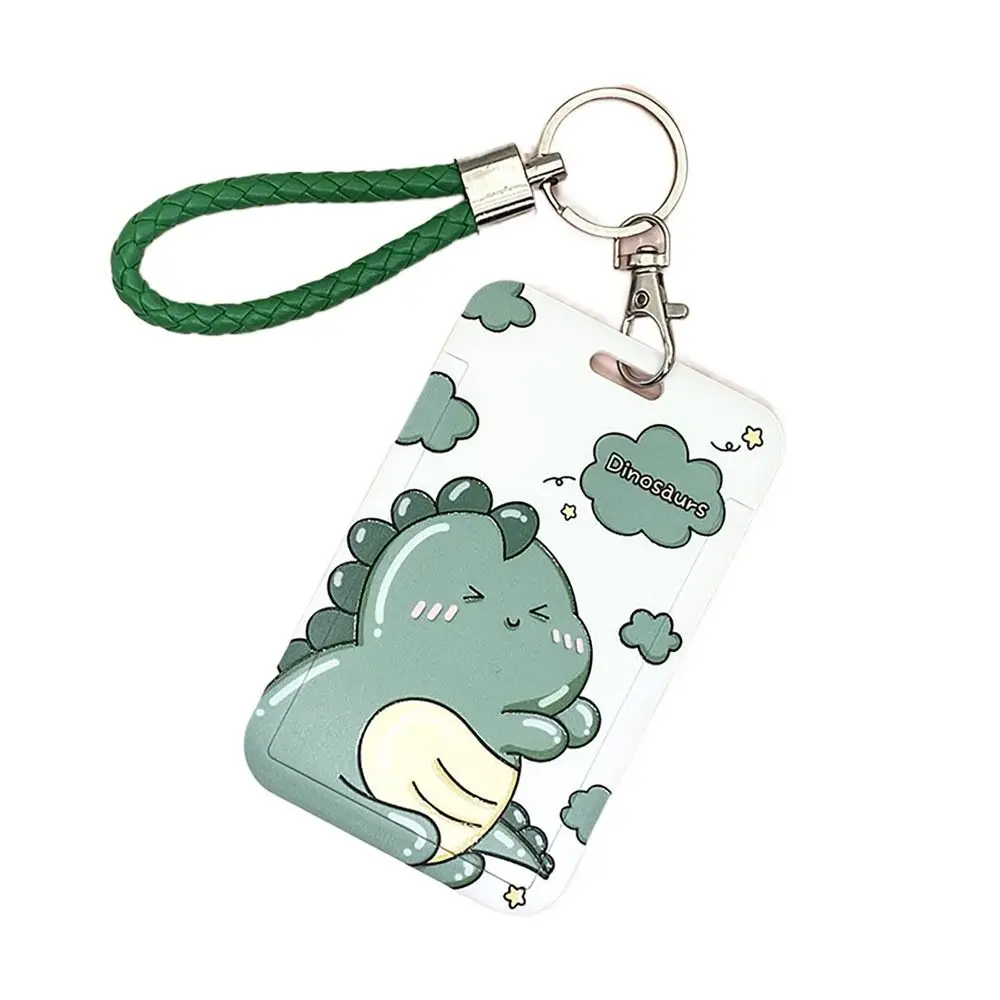

Bus ID Holders Cute Card Cover Neck Strap Lanyard Long Rope Card Sleeve Office Supplies Protection Badge Case Students