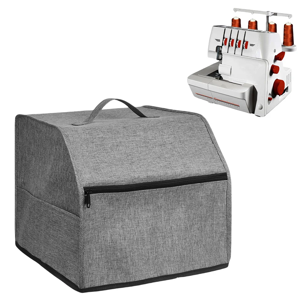 Couvercle de Machine Serger avec poches, couvercle de Machine à surjet pour le stockage, couvercle anti-poussière pour Machine à coudre pour la plupart des sergents standards