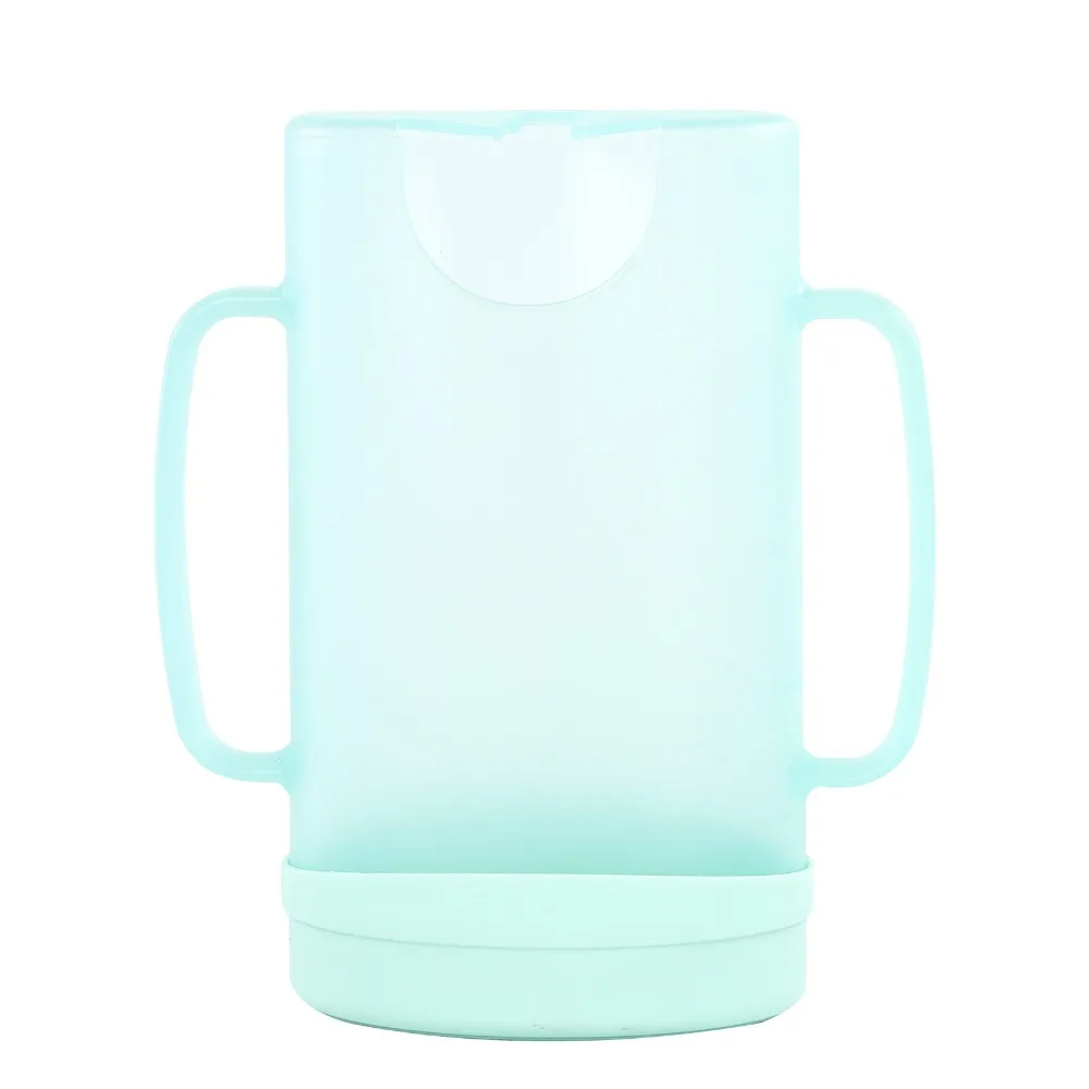 

Plastic Squeeze Pouch Holder Comfortable Squeeze Proof Food Pouch Holder with Handle Reusable Juice Box Holder Self-Feed