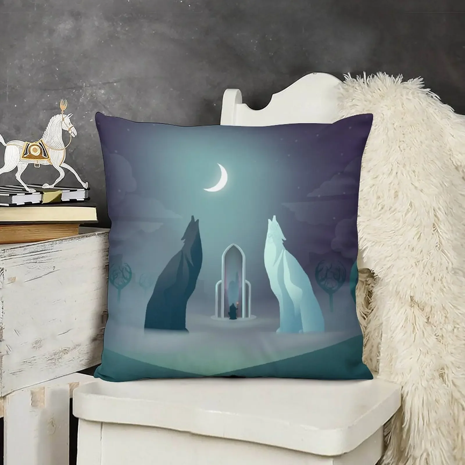 Solas in the Crossroads Throw Pillow Sofa Cushion Cover Sofa Covers For Living Room pillow