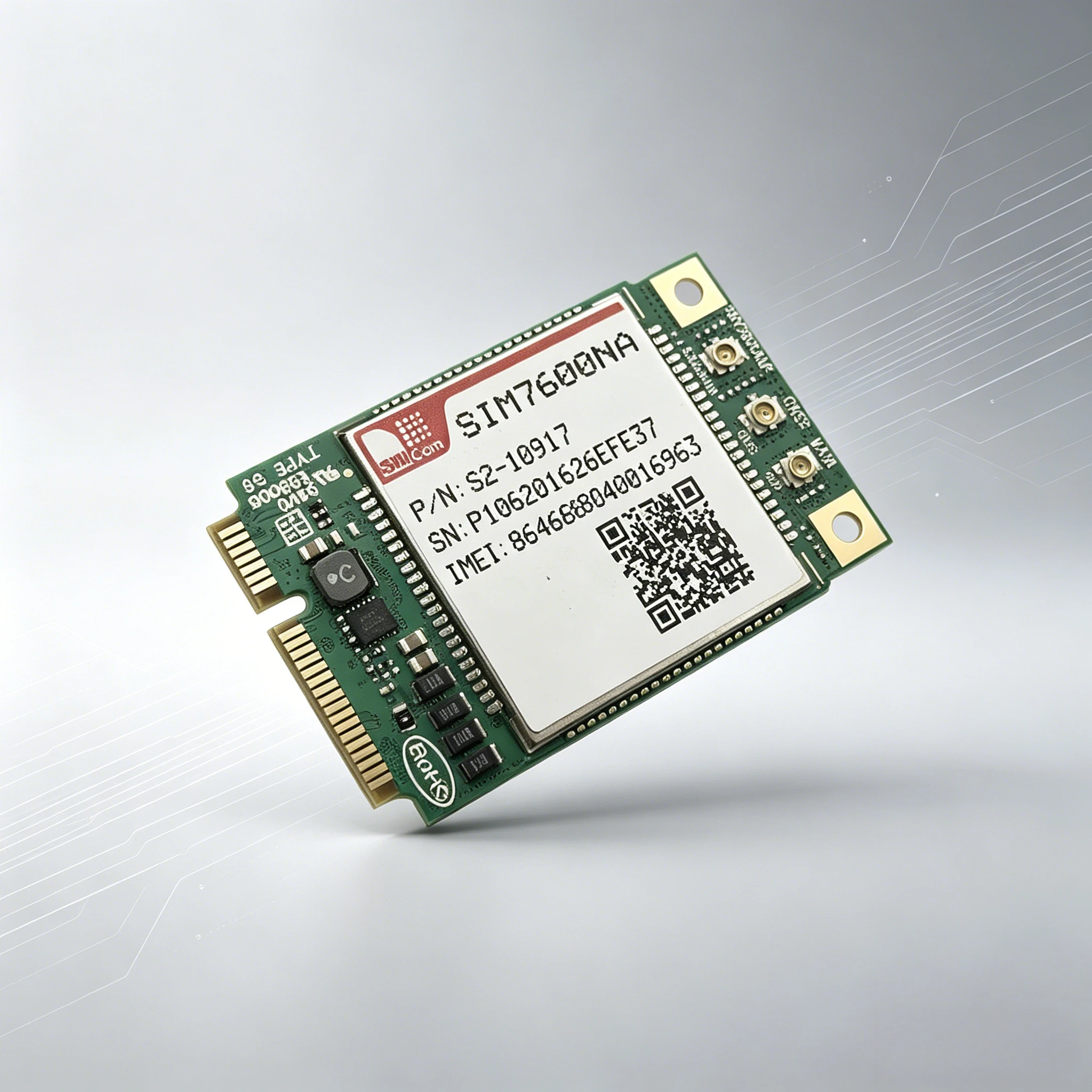 在庫あり-simcom-sim7600g-h-sim7600e-sim7600a-sim7600sa-sim7600g-sim7600na-mini-pcie-cat1-4g-lte-モジュール-100-新品オリジナル