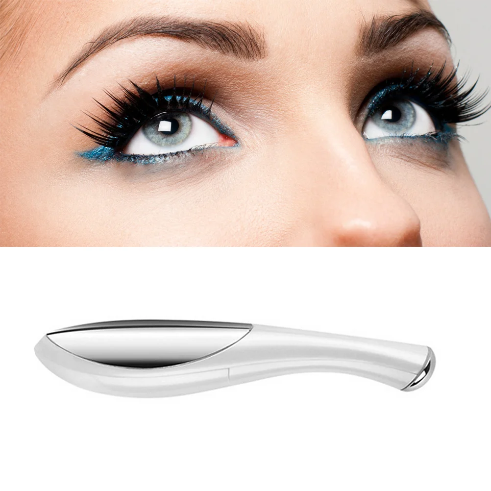 Eye Massager Electric Facial Mini Eye Massage Pen For Wrinkle Reduction Dark Circle Removal Skin Care Device White