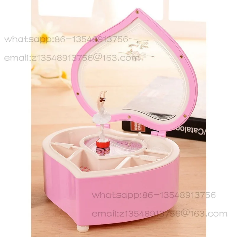

Creative Love Rotating Ballet Girl Music Box Cute Music Box Ornament for Girl Gift
