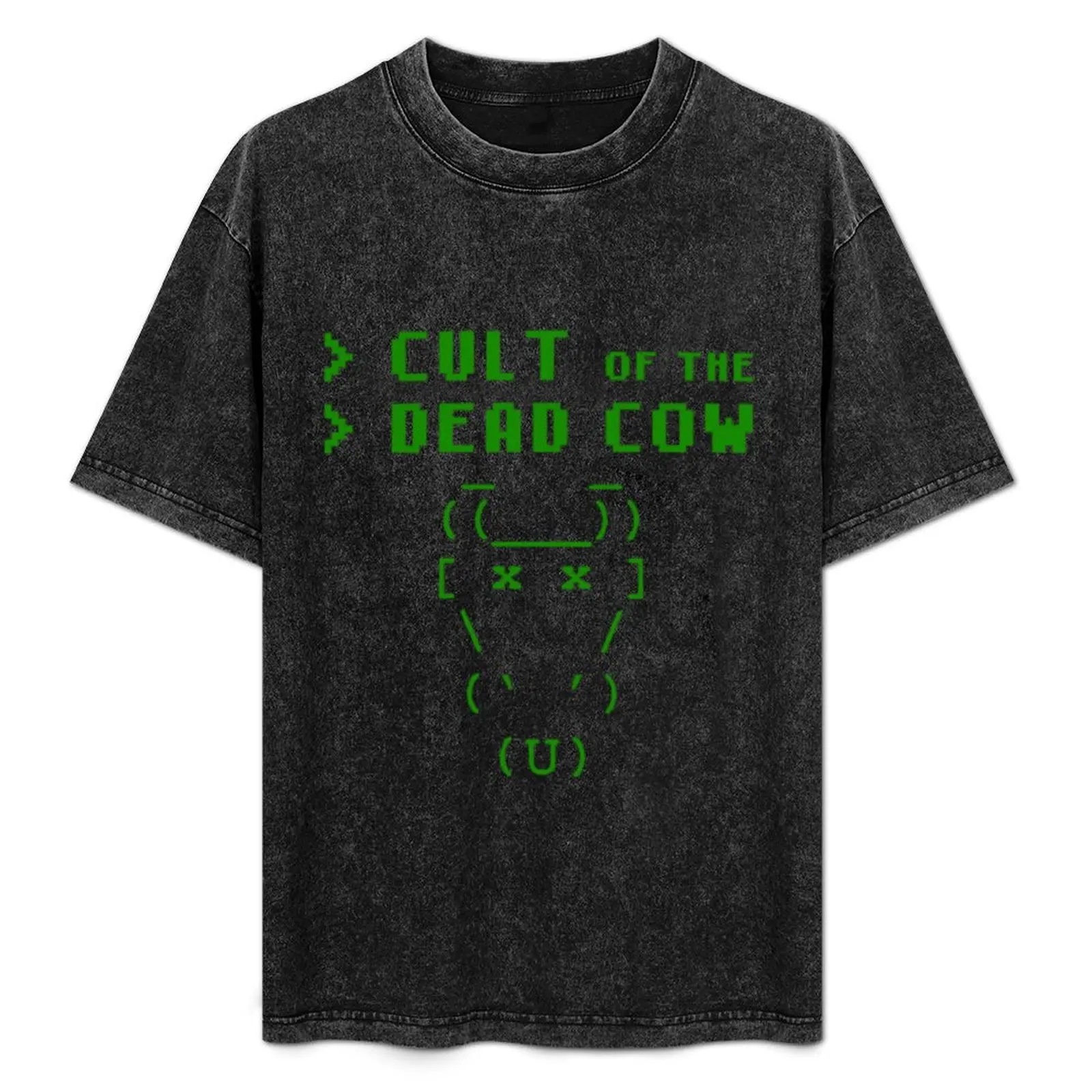 

Cult of the dead cow T-Shirt boys animal print anime mens fashion