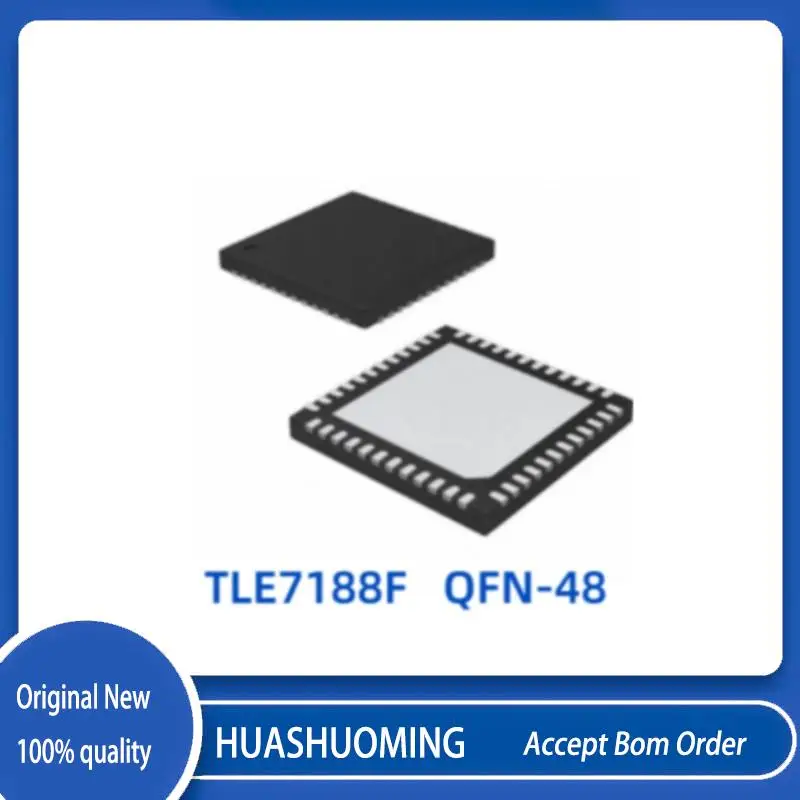 10Pcs/Lot  TLE7188F TLE7188    QFN-48