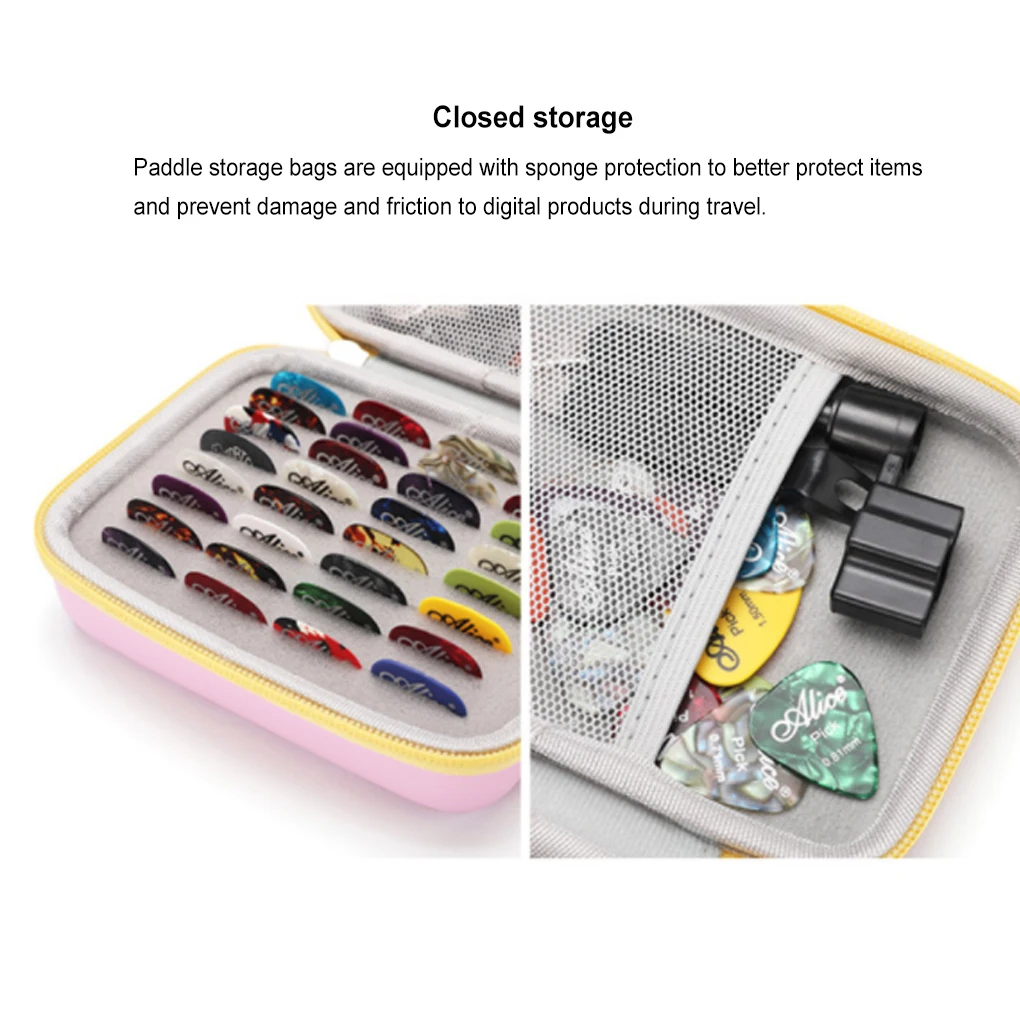 حقيبة تخزين جيتار بيك، منظم بليكتروم، حقيبة حمل برتقالية