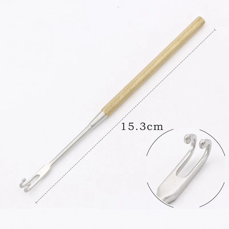 Cosmetic plastic surgery double eyelid instruments, eyelid bags, two claws, two teeth, nasal comprehensive hook, ophthalmic surg