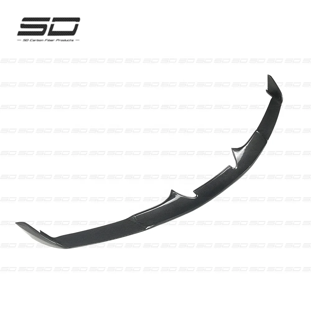 For 488GTB Dry Carbon Fiber Bodykit Front Bumper Lip For  488GTB N Style Matte / Glossy Carbon Front Lip