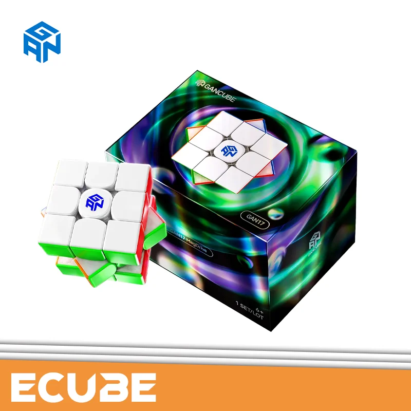 [ECube] GAN 17 Series GAN17 MagDrive UV Magnetic Magic Cube 3x3x3 Magnetic Magic Cube Stickerless Maglev Puzzle Speed Cubes