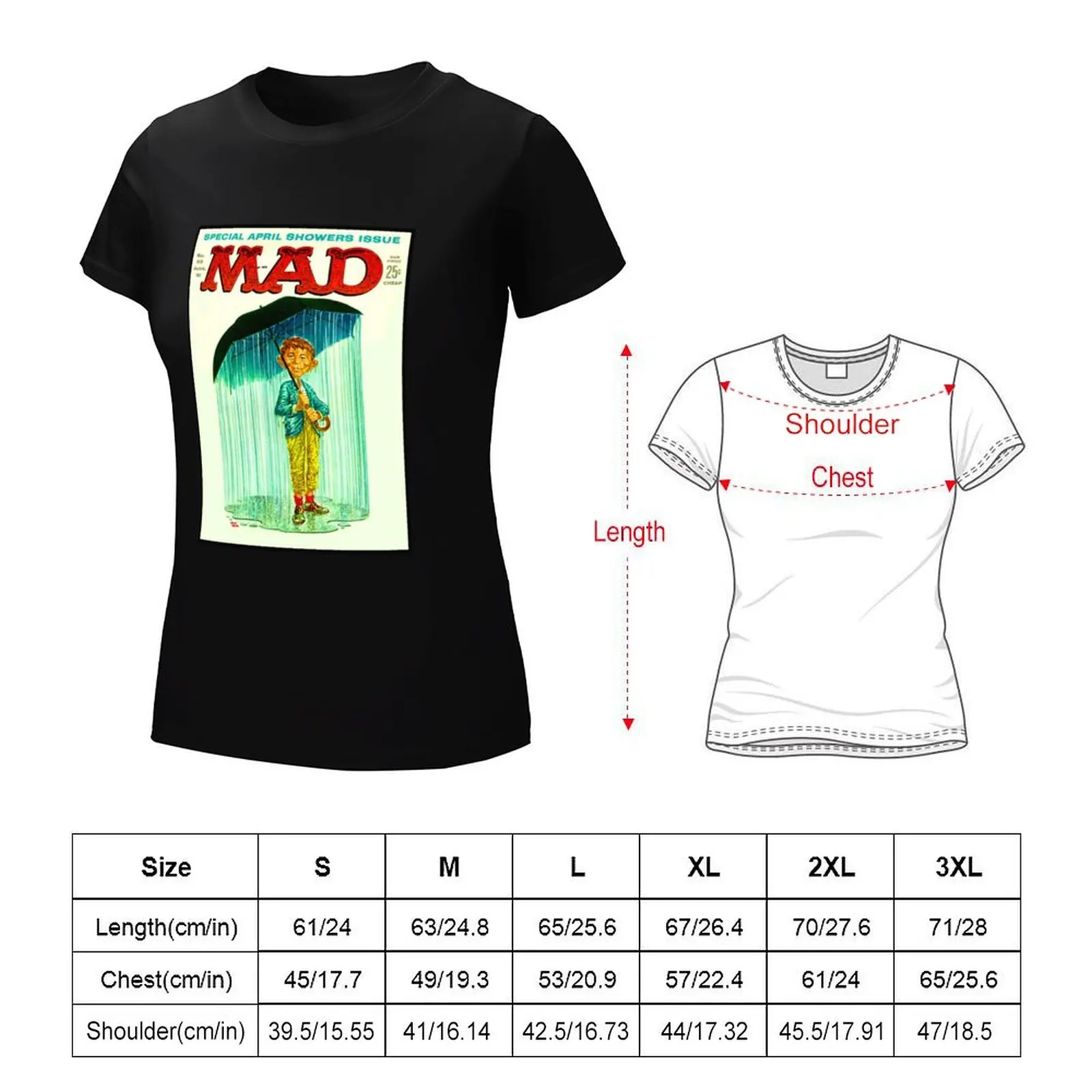 OH BABY! ANOTHER CLASSIC VINTAGE MAD MAGAZINE COVER ART T-shirt lady clothes korean fashion cropped t shirts for Women