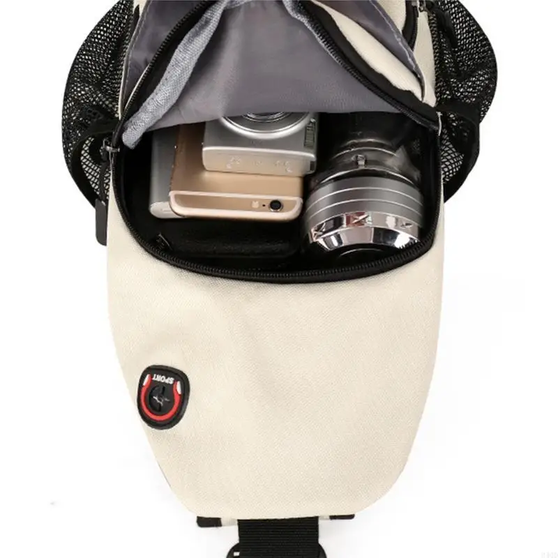 

340D Women Men Small Sling Backpack Waterproof Crossbody Shoulder Chest Bag Daypack