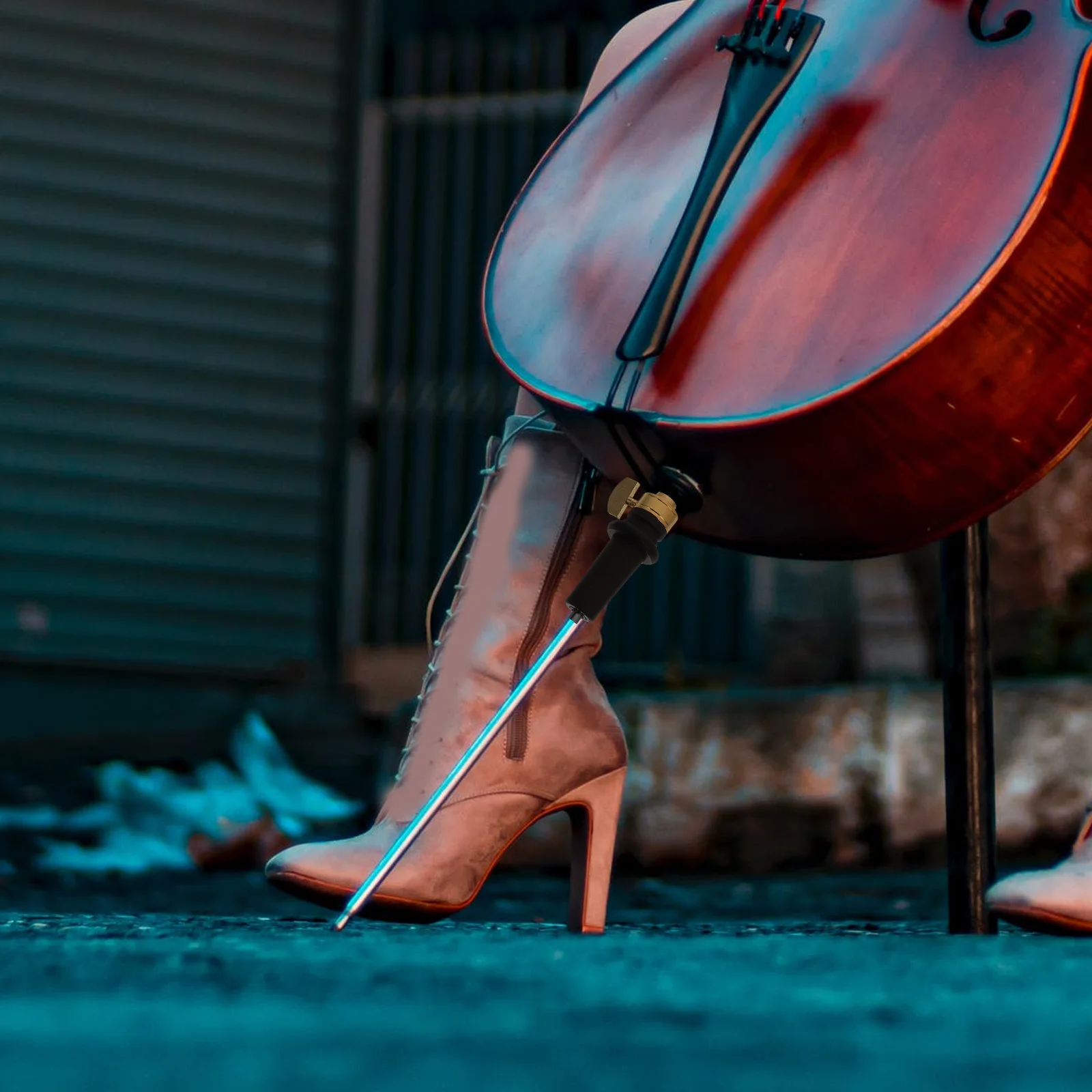 

Cello Tail Rod Ebony Support Foot Durable and Reliable for Professional Cellists Cello Tail Rod Musical Instrument Accessory