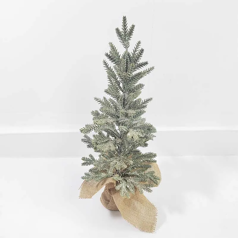 

48CM Christmas tree Small Potted PE Simulation Tabletop Decorations Festive Atmosphere Decoration