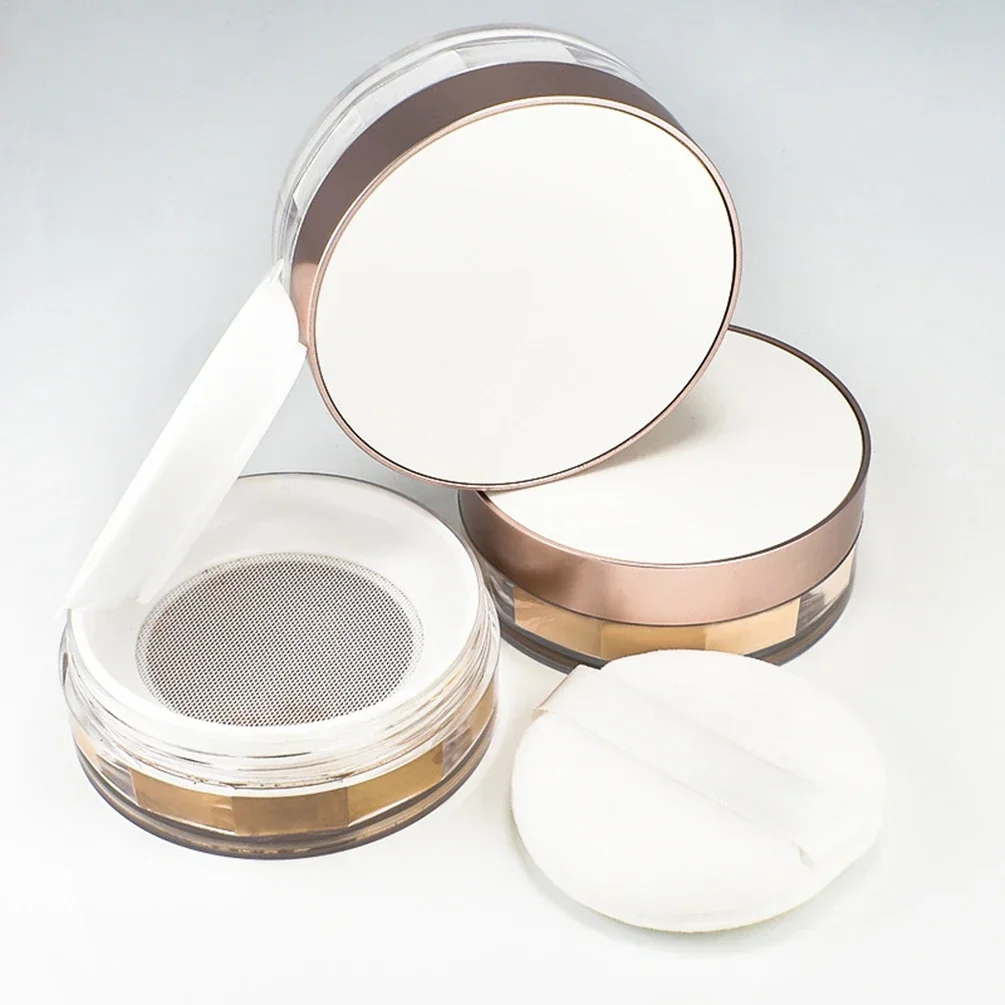 Private Label 30g White Box Setting Powder Custom Logo Gentle Matte Finish Loose Powder Waterproof Oil-control Makeup Wholesale