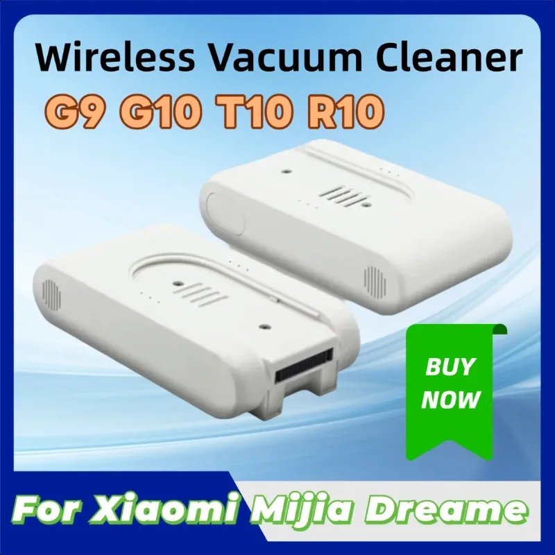 

25.2V 5000mAh Rechargeable Lithium-Ion Battery Pack for Xiaomi Mijia Dreame G9 G10 T10 R10 Wireless Vacuum Cleaner
