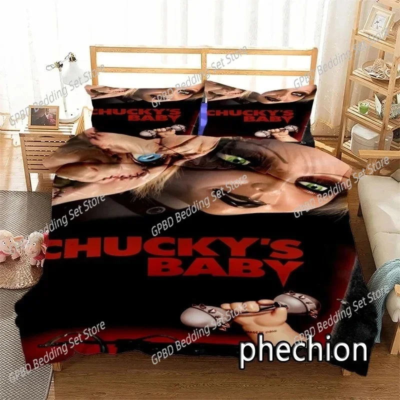 New Bride of Chucky 3D NEW Duvet Cover Pillowcase Bedding Set Adult Boy Girl Bedroom Decoration Children Single Double Large