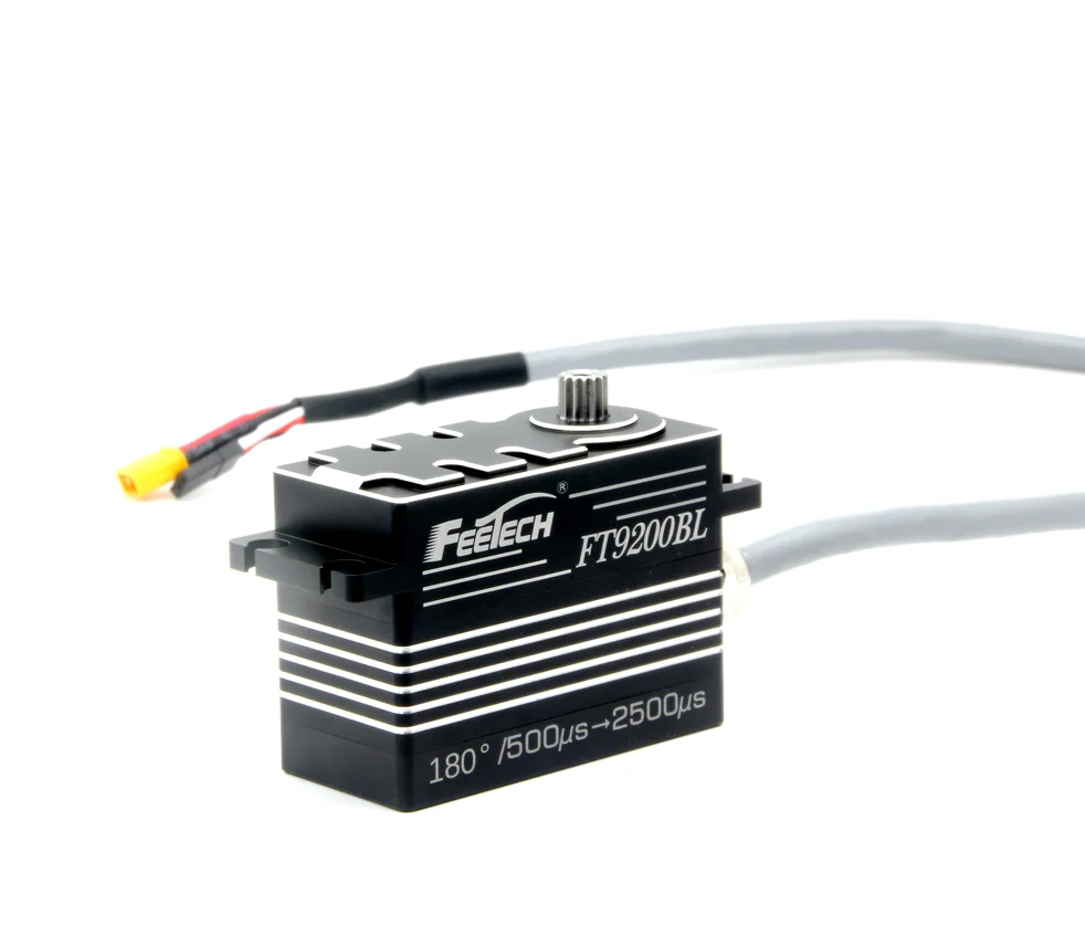 Feetech puissance directe 200Kg 0.25S 1/5 1/6 Servo géant accessoires en métal Servo sans brosse pour jouets d'avion de bateau de voiture à grande échelle