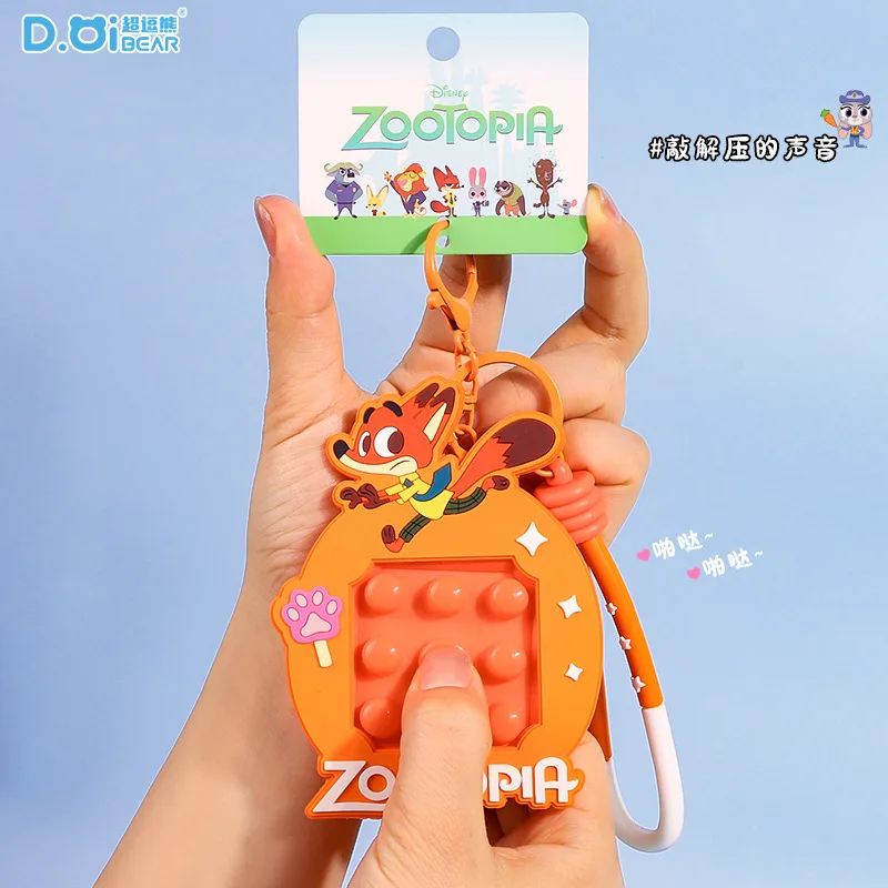 الكرتون Zootopia اسفنجي المفاتيح لعبة لتخفيف الضغط لطيف على ظهره سحر سيارة المفاتيح هدية للأطفال الكبار حفلة لصالح الجدة #3
