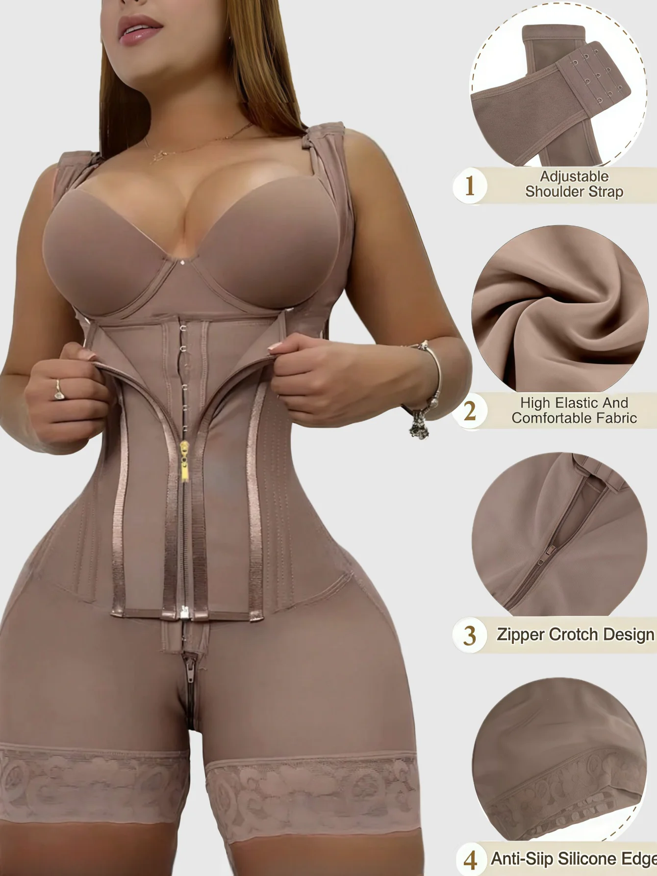 

Women Faja Shapewear Tummy Control Body Shaper Girdles Post Surgery Compression Garment