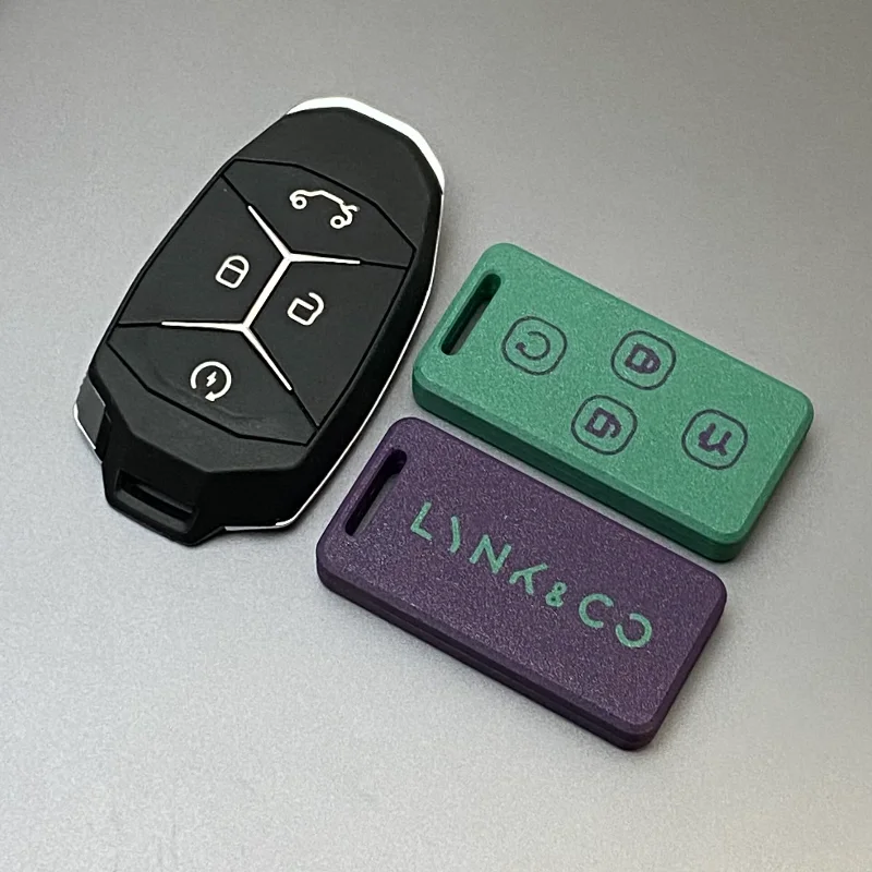 For Lynk & Co 01 02 03 Old Model 3D Printed Modified 4-Button Key Fob Shell Anti-Scratch Replacement Key Case Cover Accessories