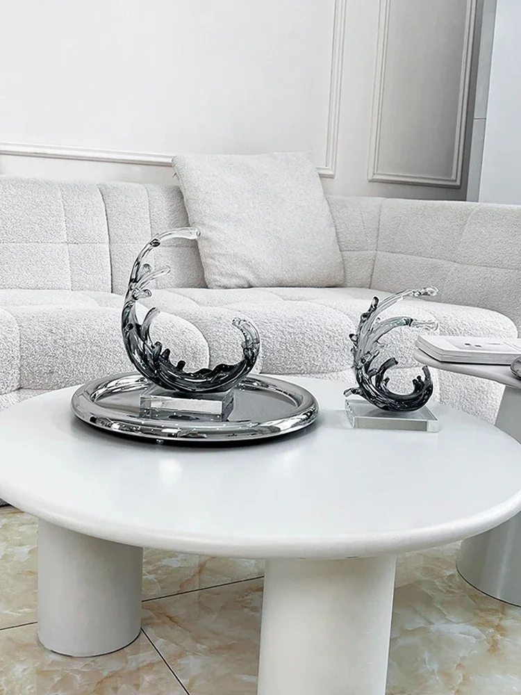 

Resin Sculpture Waves from the Water,Art Decoration,Home Decor,Living Room,Foyer,Wine Cabinet,Desktop Statue,Customized