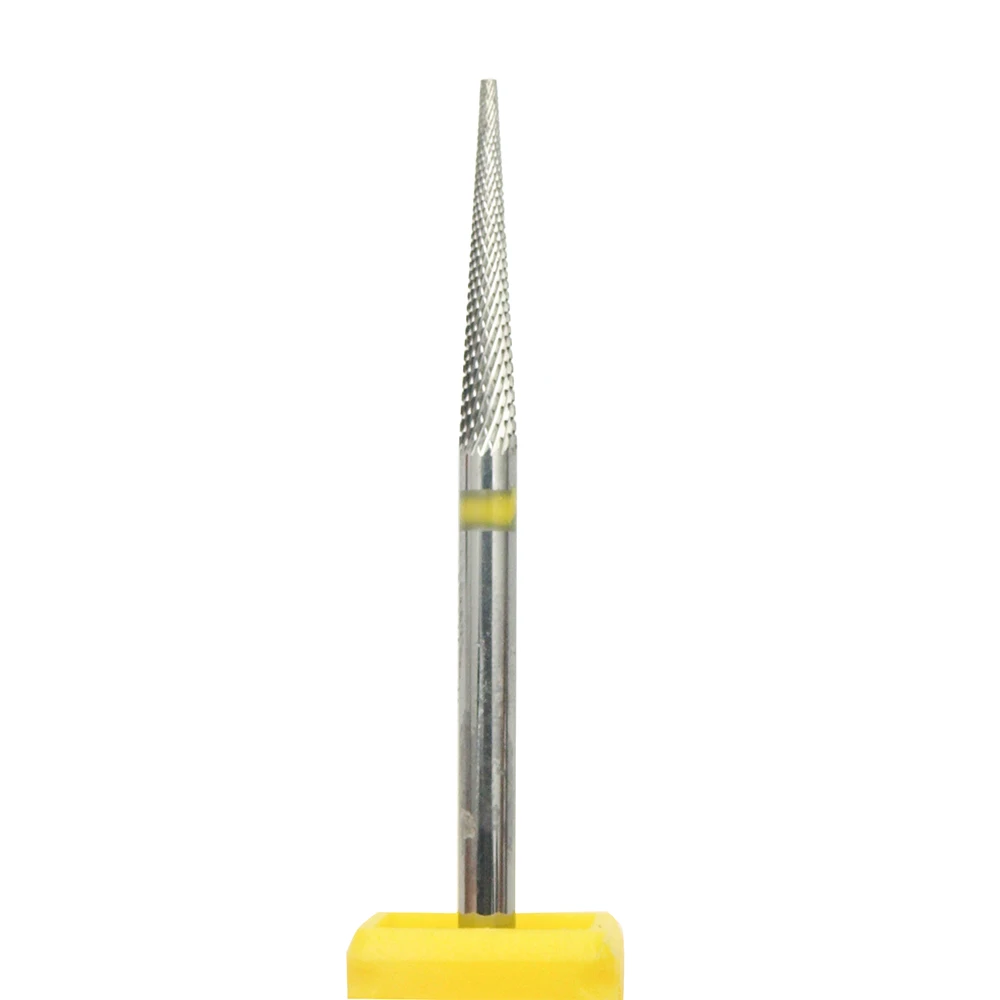 1개 텅스텐 카바이드 네일 드릴 비트 커터 매니큐어 기계용 카바이드 전기 네일 드릴 밀링 커터 네일 액세서리용