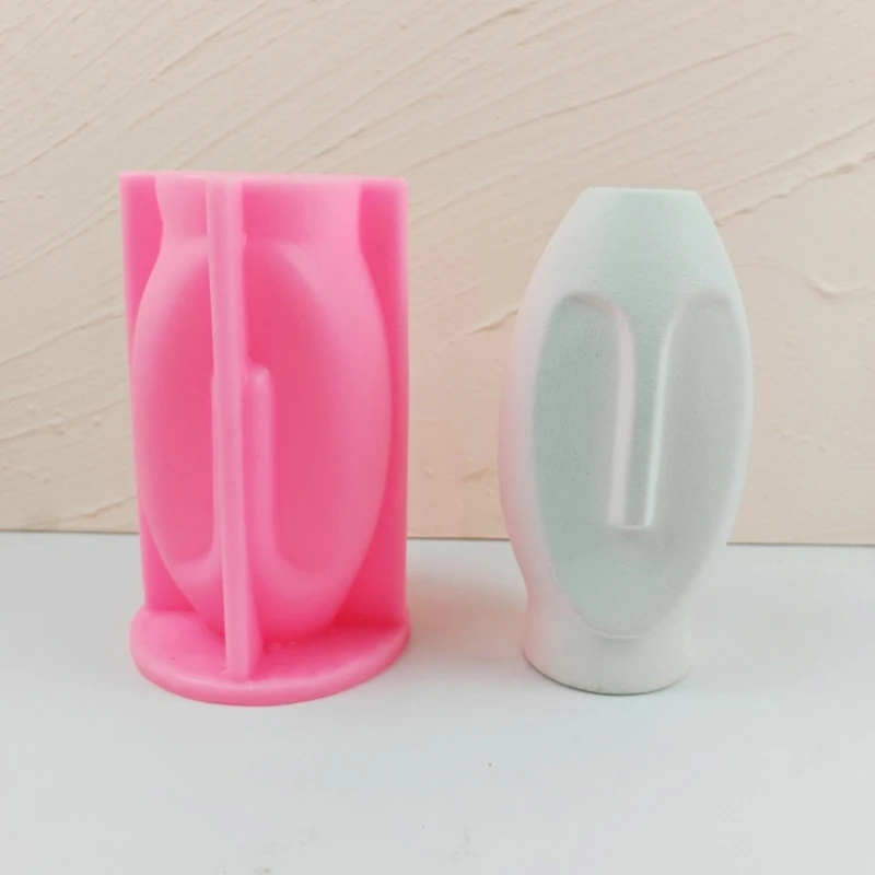 Silicone Vase Mold Human Flower Pot Planter Mold Craft Making Tool