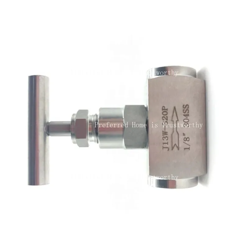 

Suitable for 1/4 "3/8" 1/2 "BSP NPT Thread High-pressure 304 Stainless Steel Globe Needle Ball Valve J13W-320P Flow Control