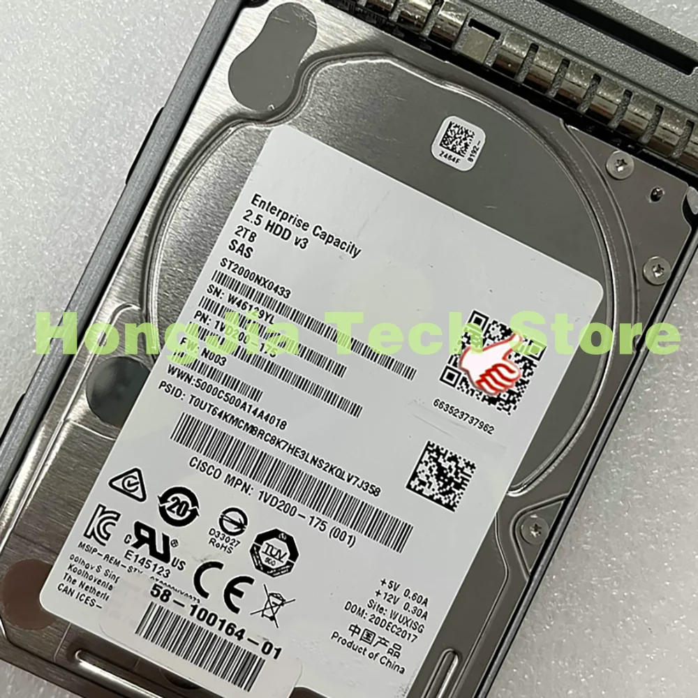 58-100164-01 2T 10K SAS 12G 2.5-inch ST2000NX0433 Hard Drive