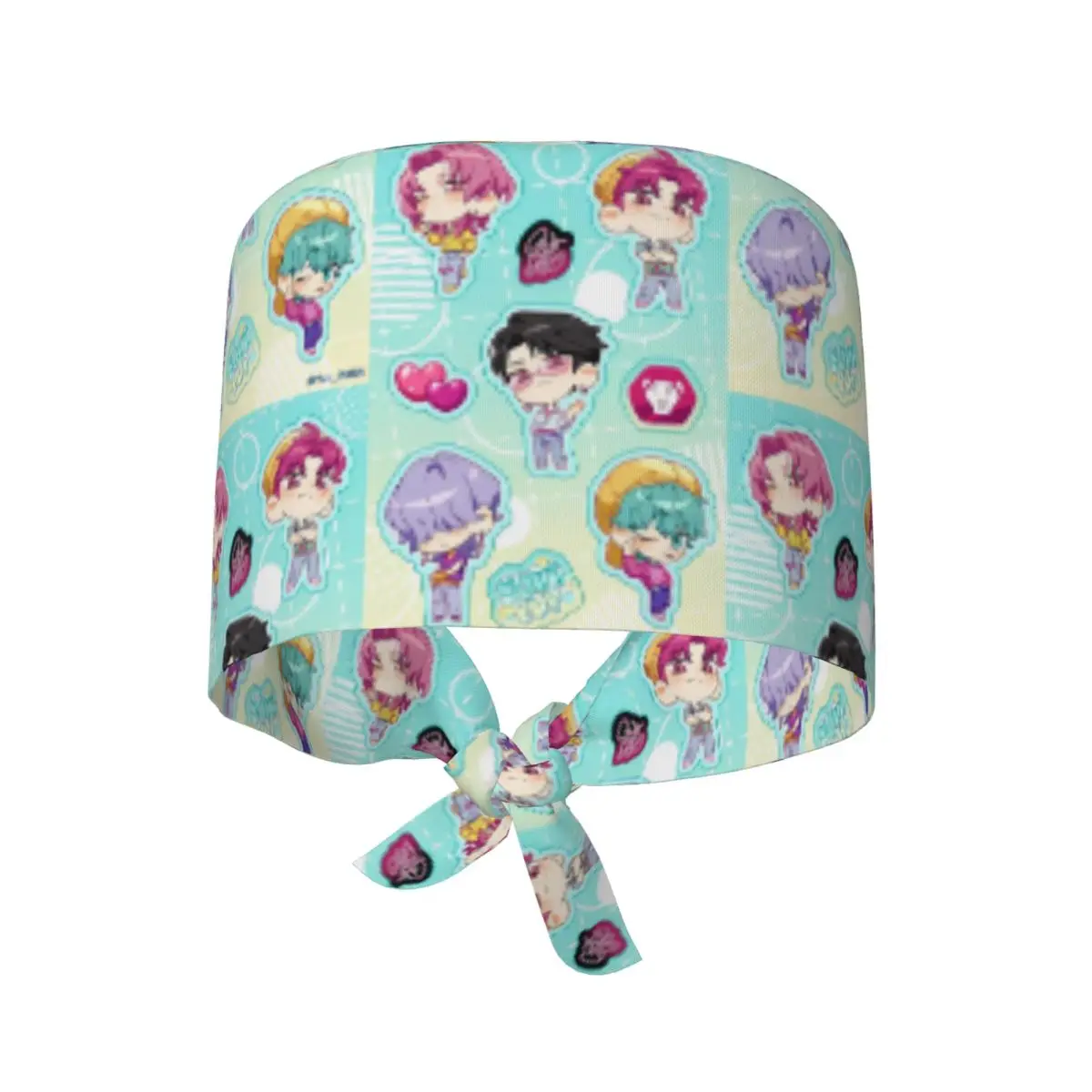 Casquette médicale Saja garçons gommage casquettes pour unisexe femmes confortable dessin animé chapeaux d'allaitement à la mode cheveux longs casquette de travail