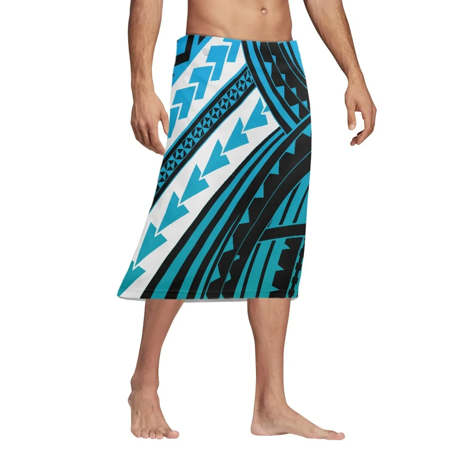 Polynesian Tribal Samoan Totem Tattoo Samoa Prints New Summer Mens Art Vintage Tattoo Prints Short Skirt Loose Streetwear Skirts