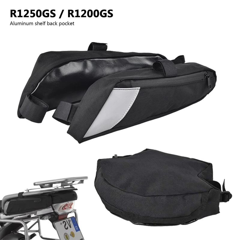 Waterproof Motorbike Rear Rack Storage Bag Under Luggage Shelf Tool Pouch Motorcycle Tail Bag For BMW R1200GS R1250GS ADV LC