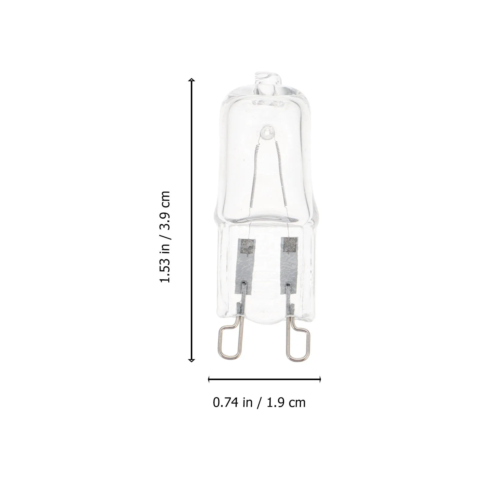

6Pcs Halogen Lamp Bulb Oven Replacement G9 40W Explosion-Proof Light Bulb for Appliance Lighting Oven Halogen Lamp