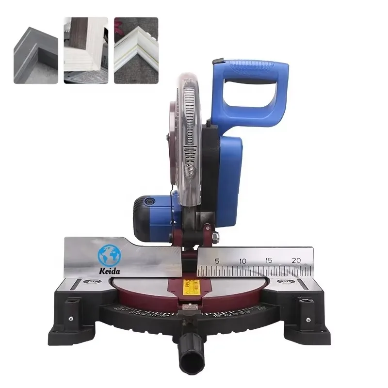 Ergonomics Easy To Transport Multi-purpose 255MM Electric Engine Single-angle Multi-material Composite Miter Saw 220V