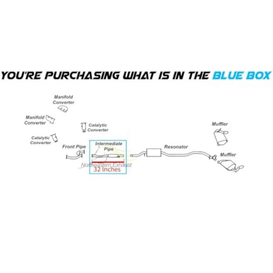 أنبوب متوسط من الفولاذ المقاوم للصدأ 409 درجة لـ 20072010 3.5L Ford Edge و Lincoln MKX مع متانة معززة وتآكل R