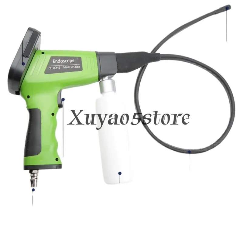 Car Air Conditioner Cleaning Gun Pipeline Inspection Camera LCD Display 4.3 inch Visual Cleaning Gun Pipe Endoscope