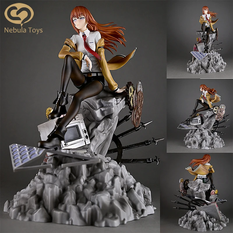 

25cm Eternal City Figure Makise Kurisu Figures Game Girls Model Collection Statue Desk Decoration Dolls Kids Toy Birthday Gifts