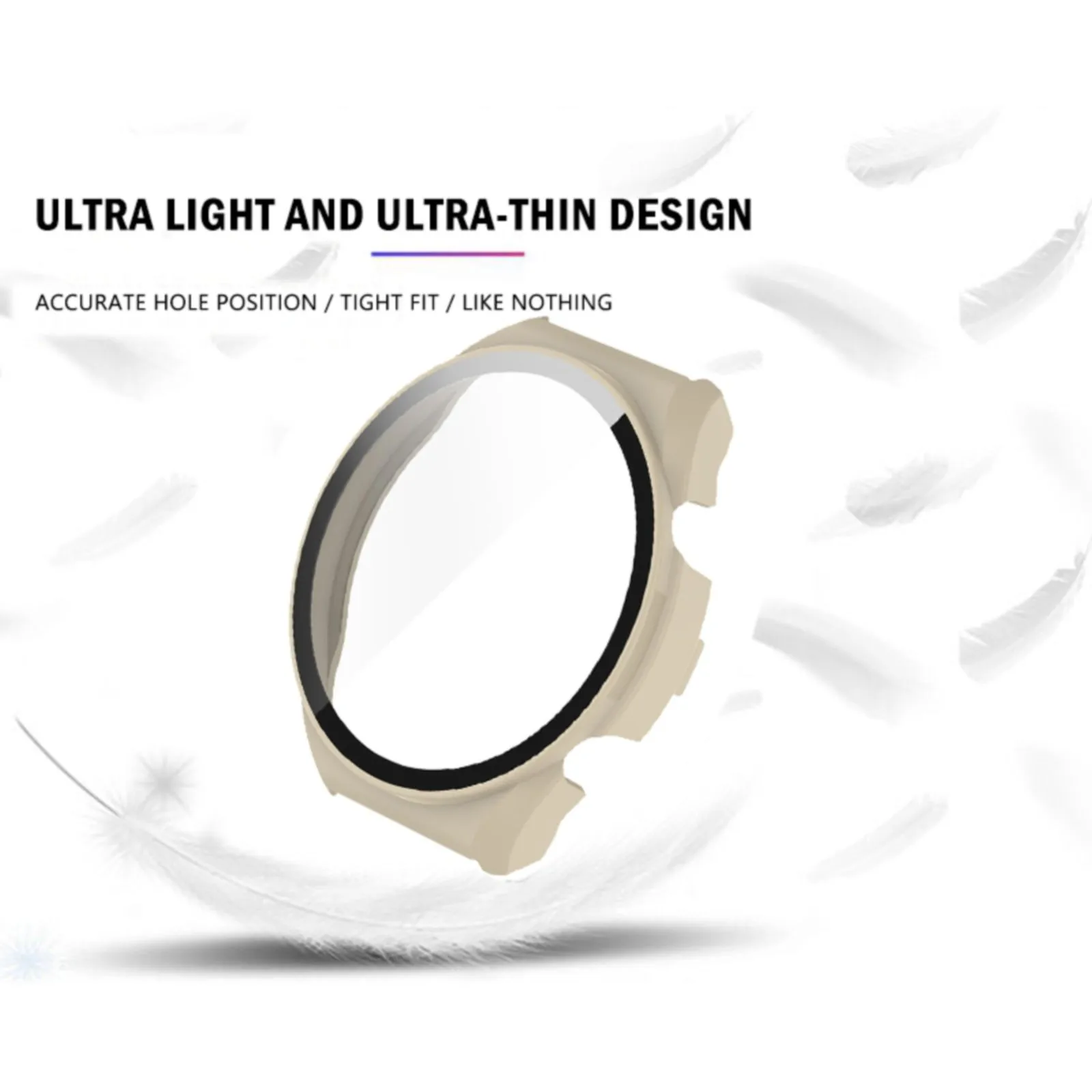 واقي شاشة لهاتف ذكي من نوع "هاتف" لهاتف ذكي من نوع "هاتف ذكي" ، جراب زجاجي 46 ساعة ، غشاء واقي كامل للساعة الذكية