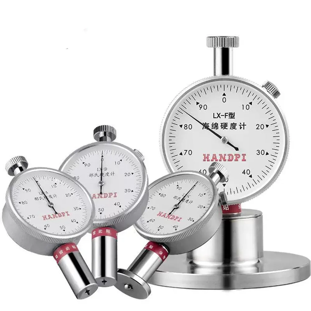 LX-A, LX-C, LX-D, LX-A HANDPI Shore hardness tester double needles for rubber, leather, sponge, foam, plastic, glass, VEA etc.