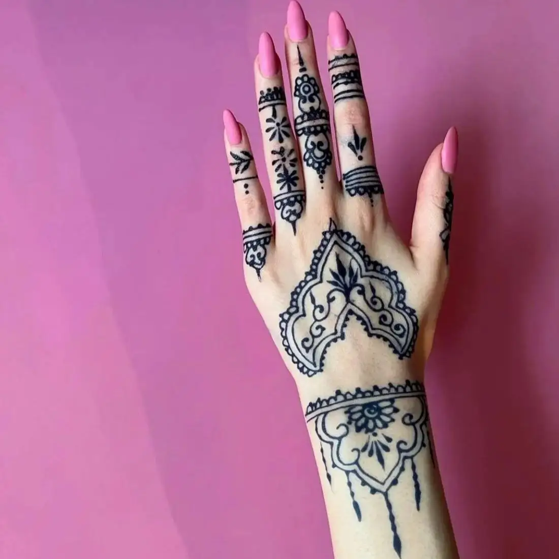 قطعة واحدة من جل وشم جاجوا الطبيعي، وشم عميق مؤقت، مناسب لطلاء الجسم، لون أزرق وأسود يدوم 1-2 أسبوعًا، نبات نقي