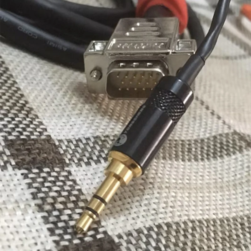 2M Mister FPGA VGA to SCART RGBS Cable For MiSter FPGA Solid Gold-plated Cast Iron Interface Pure Copper 3.5 Audio Interface