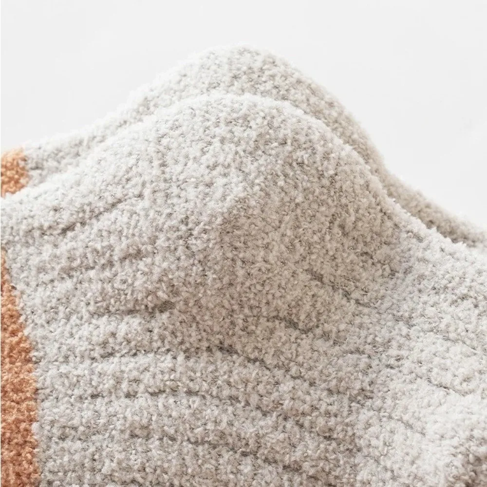 3 أزواج لينة 0-3Year المرجان المخملية الجوارب الحرارية الأحذية فضفاضة الفم منتصف أنبوب جورب سميكة الدافئة الطفل الجوارب الأطفال