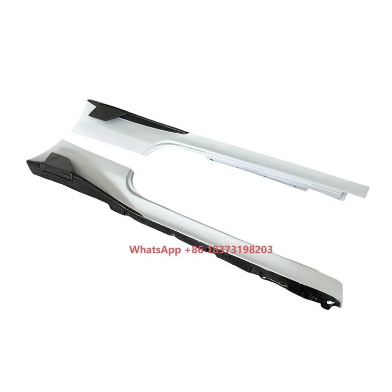 

Для 458, боковая юбка из полууглеродного волокна, 458, бампер для боковой двери в итальянском стиле SP с длинной юбкой, комплект разделенного корпуса