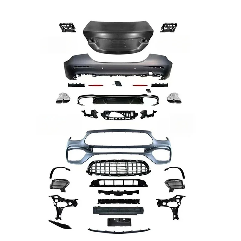 High Quality Black Facelift Bolt On Body Kit Upgrade Sport Style Universal Fit Car Auto Guard