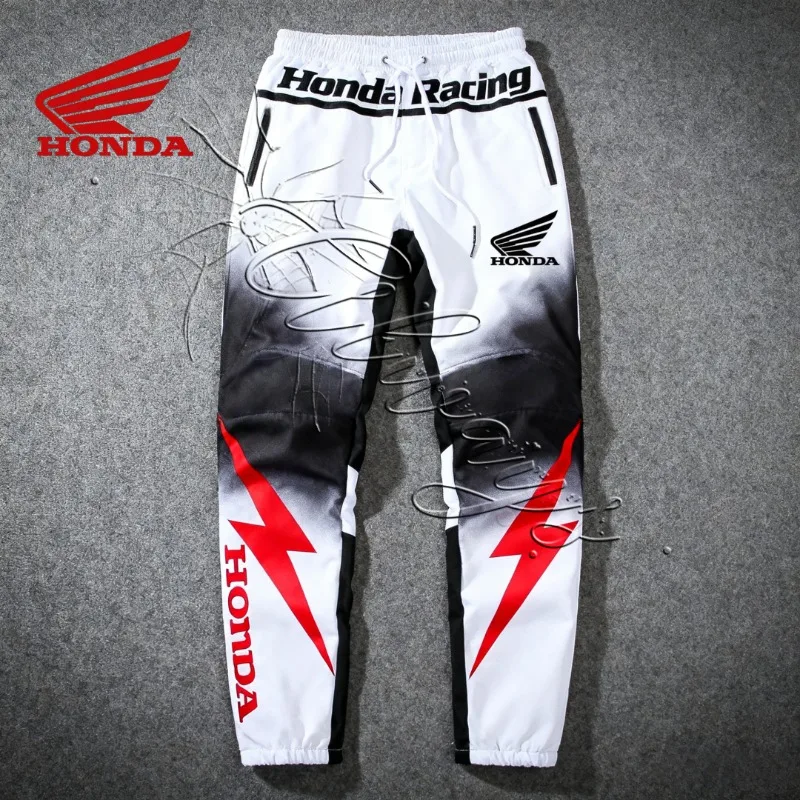 

2026 Summer New Design Honda Racing Enthusiasts Fashion Cycling Speed Dry Pants Men's MOTO Off Road Mountain Bike Sports Pants