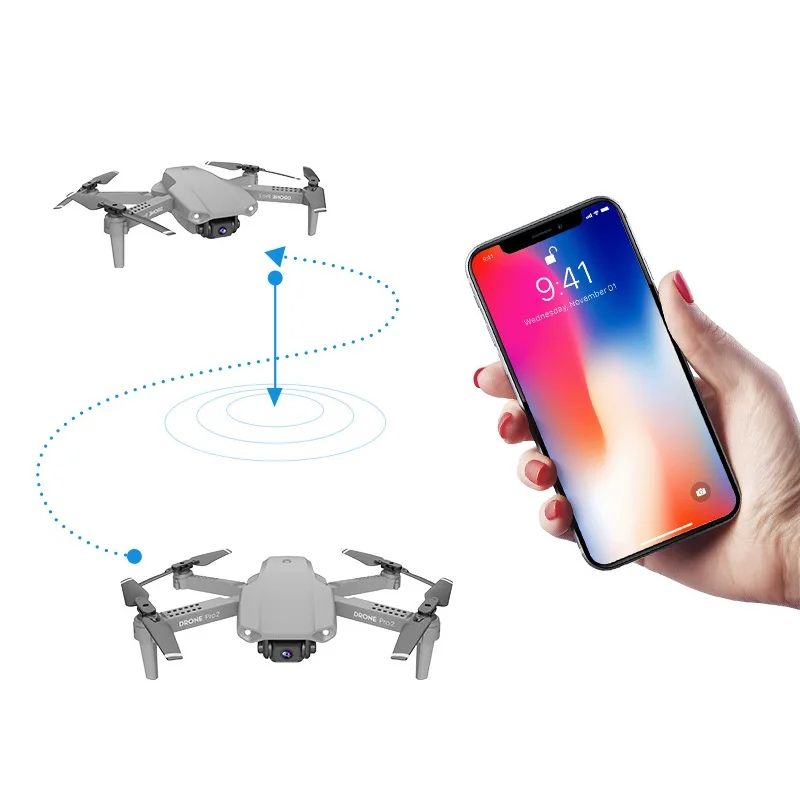 E99 Drone 4k Professional Remote Control Camera Optical Flow Localization Quadcopter Drone UAV Obstacle Avoidance Wide-View